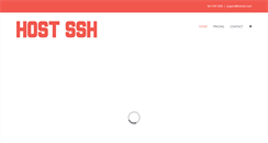 Desktop Screenshot of hostssh.com